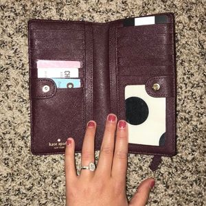 Kate Spade Laurel Way Wallet Plum